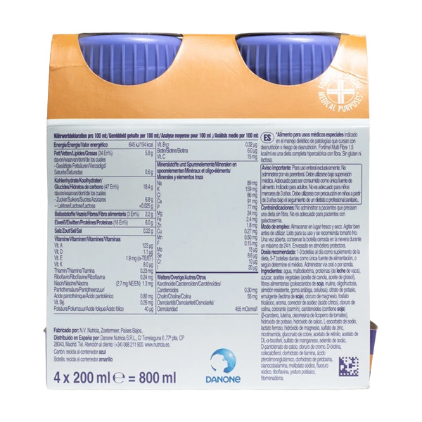 Nutricia Fortimel Multi Fibre boisson