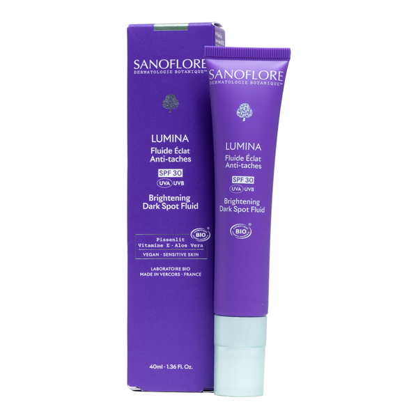 Sanoflore Lumina Fluide Eclat Anti taches SPF 30 bio