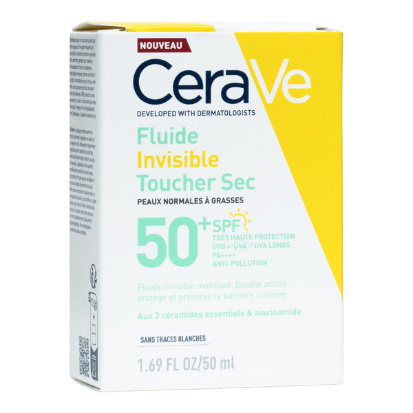 CeraVe Fluide solaire invisible Toucher sec SPF 50+