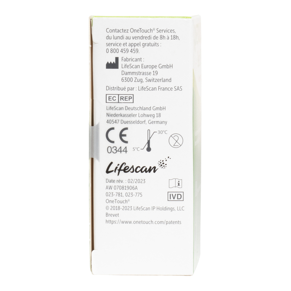 One Touch Select Plus Bandelettes réactives