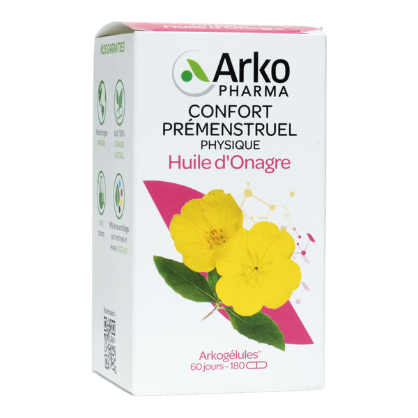 Arkogélules huile d'onagre capsules