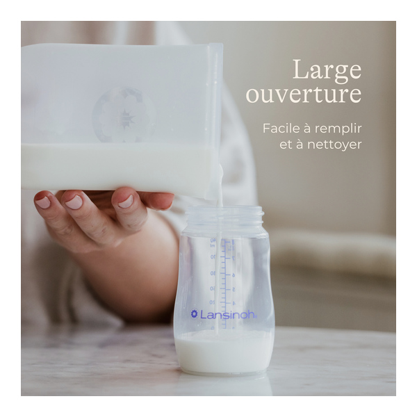 Lansinoh Sachets de conservation de lait maternel réutilisables