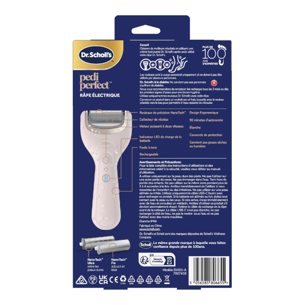 Scholl Pedi Perfect râpe électrique