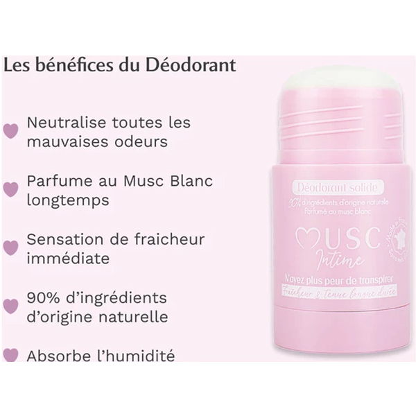 Musc Intime Déodorant Naturel
