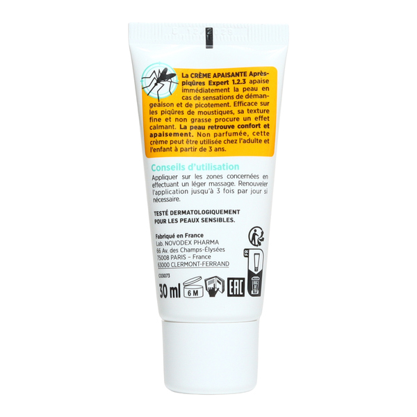 Expert 123 Insectes et végétaux Crème apaisante Après piqures
