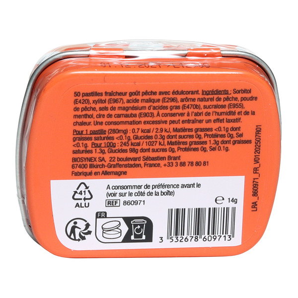 SuperWhite pastille fraîcheur sans sucre