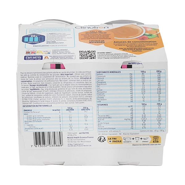 Clinutren Dessert 2kcal crème HP HC