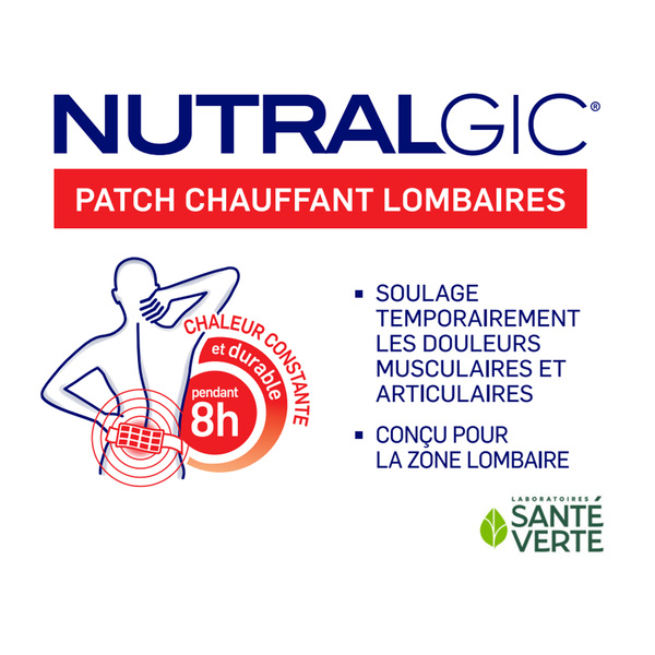 Santé Verte Nutralgic Patch chauffant