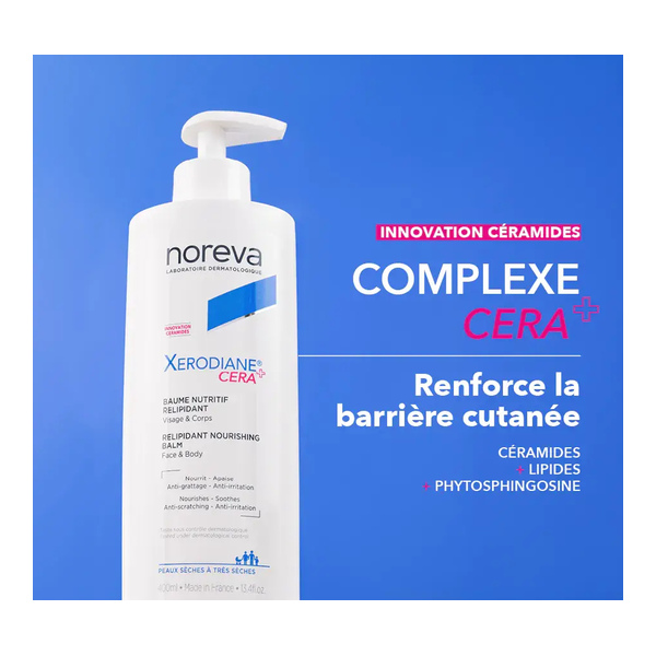 Noreva Xerodiane Cera+ Baume nutritif relipidant