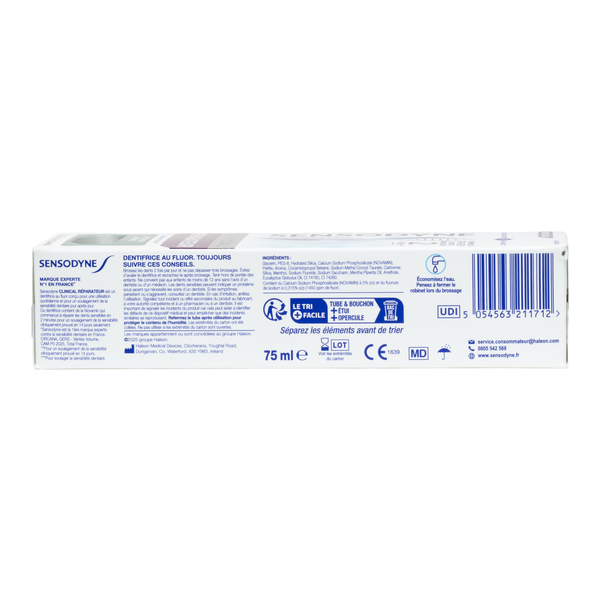 Sensodyne dentifrice Clinical Réparateur nettoyage intense