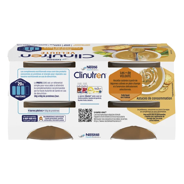 Clinutren Velouté soupe hyperprotéinée et hypercalorique