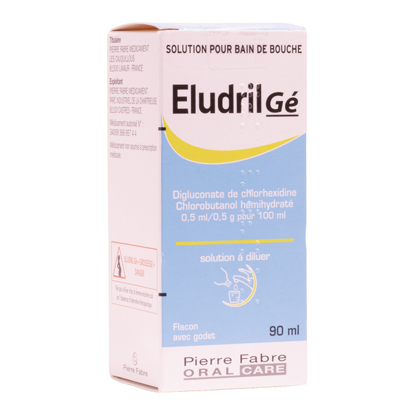 Eludril Gé bain de bouche antiseptique