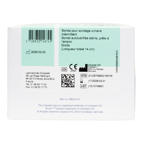 Coloplast SpeediCath Compact sonde vésicale pour femme x30