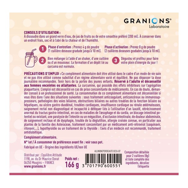 Granions All in One Green Mix Beauté et anti âge poudre