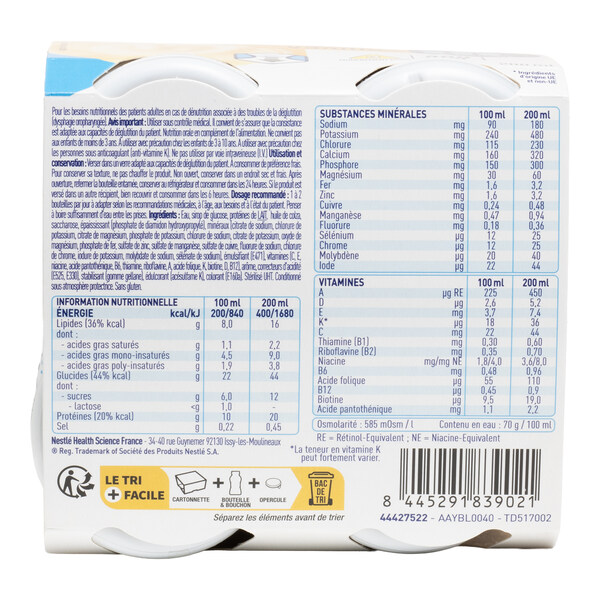 Clinutren Boisson 2 kcal épaissie
