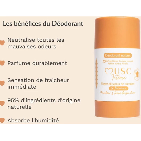 Musc Intime Déodorant Naturel