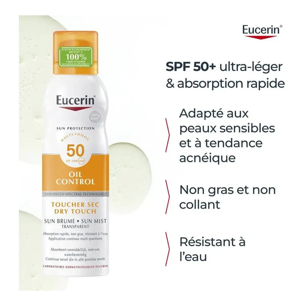 Eucerin Sun Protection Oil control Brume solaire SPF 50
