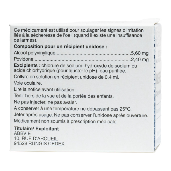 Refresh Collyre yeux secs unidose