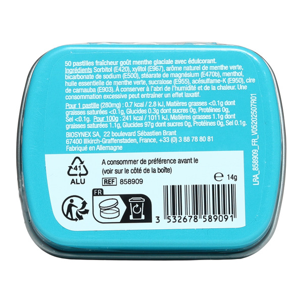 SuperWhite pastille fraîcheur sans sucre