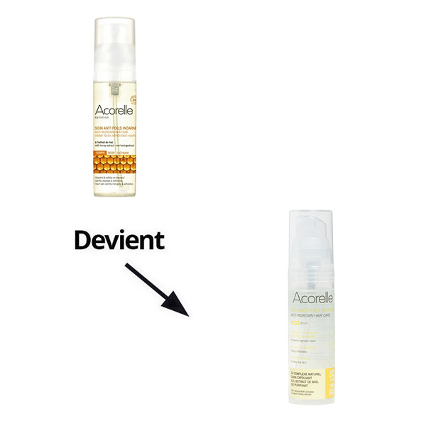 Acorelle soin anti poils incarnés Bio