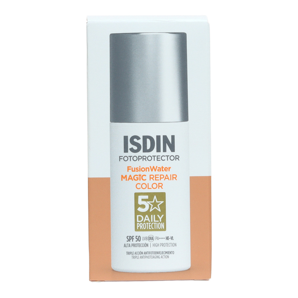 Crème solaire teintée Isdin Fusion Water Magic Repair Color SPF 50