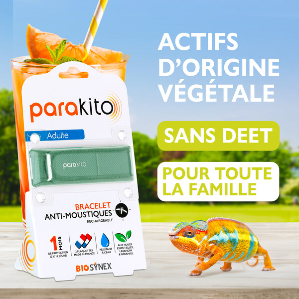 Parakito Bracelet anti moustique adulte