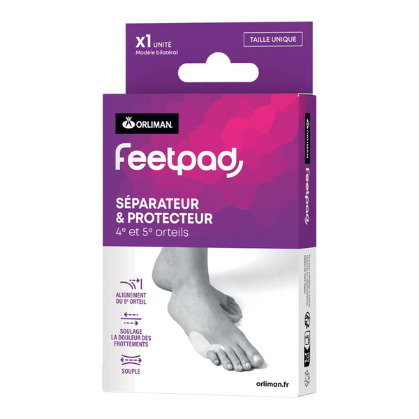 Orliman Séparateur protecteur 4e et 5e orteils Feetpad