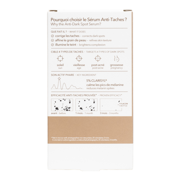 Krème sérum concentré anti taches bio