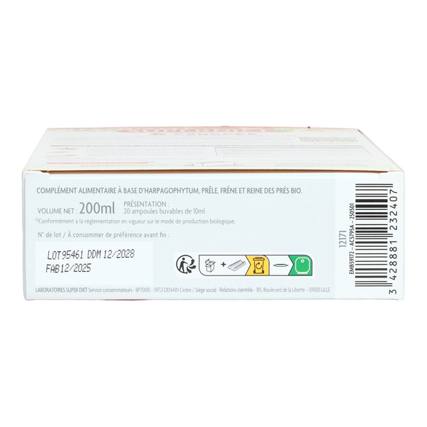 Super Diet Quatuor Articulations bio ampoules