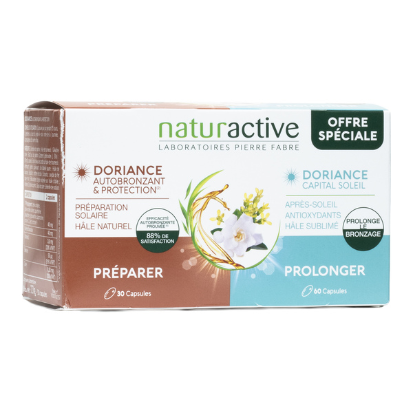 Naturactive Doriance Autobronzant + Capital Soleil capsules