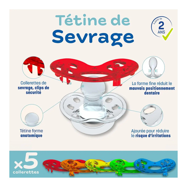 Tétine de sevrage Clipp