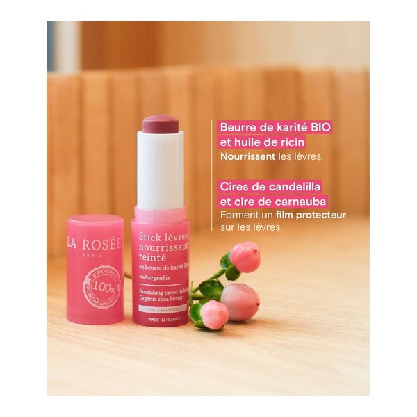 La Rosée stick lèvres nourrissant teinté
