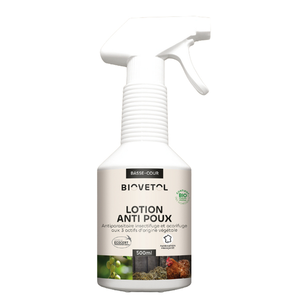 Lotion anti poux Basse cour Biovetol