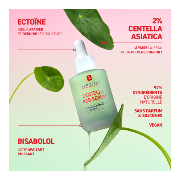 Erborian Centella Red Serum concentré apaisant immédiat
