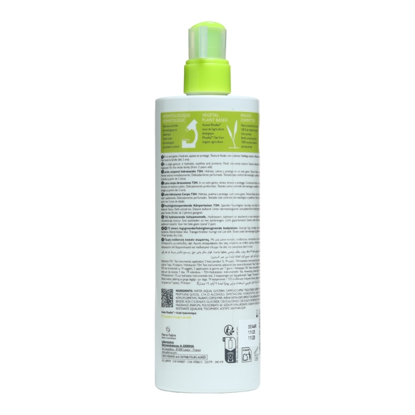 A Derma lait corps hydratation 72 h