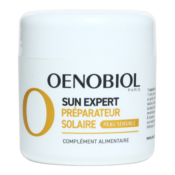 Oenobiol Sun Expert préparateur solaire peau sensible capsules