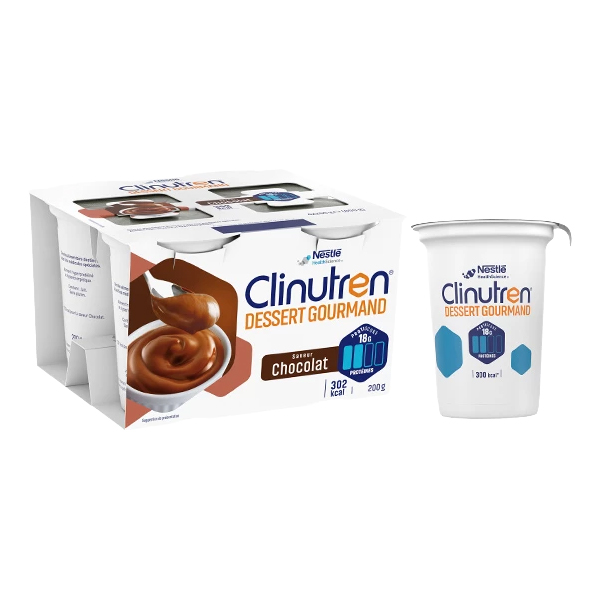 Clinutren dessert gourmand crème hyperprotéinée