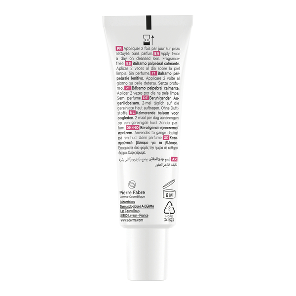 A Derma Exomega Baume palpébral calmant