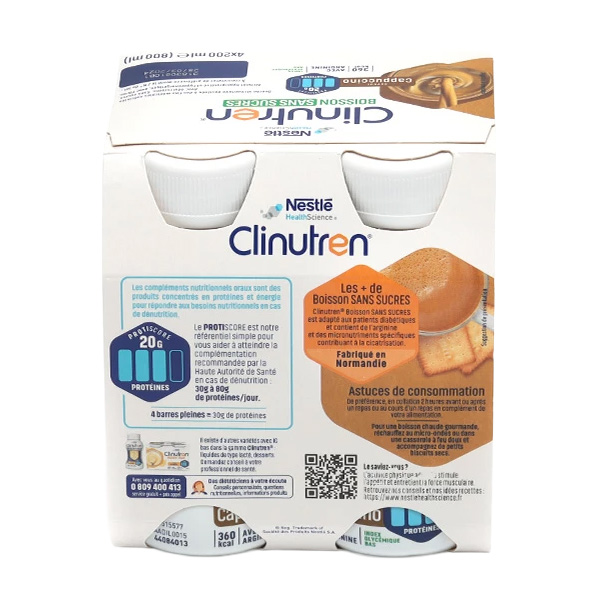 Clinutren boisson hyperprotéinée sans sucres