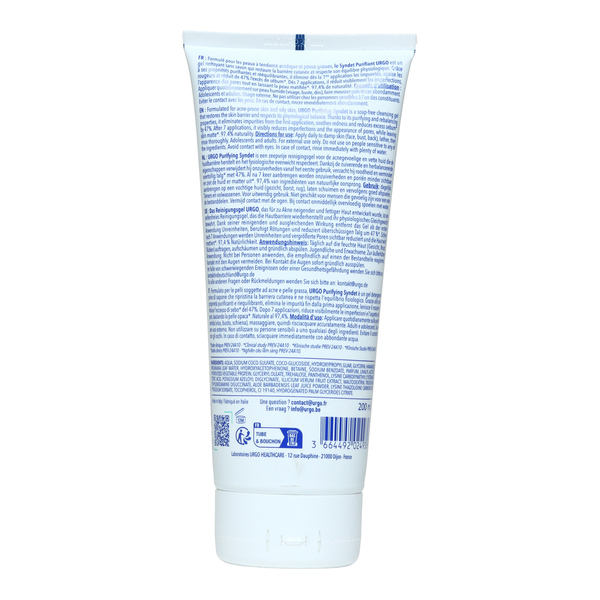 Urgo Syndet Purifiant Gel Nettoyant Anti-Imperfections