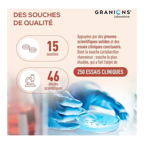 Granions Probiotiques Immunité et vitalité gélule