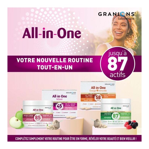 Granions All in One Green Mix Bien être et longévité poudre