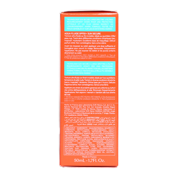 SVR Sun Secure Aqua fluide solaire SPF 50+
