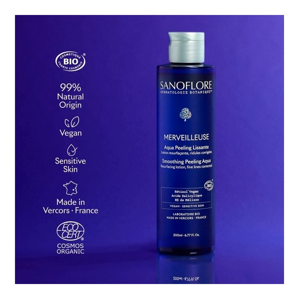 Sanoflore Merveilleuse Aqua Peeling Lotion lissante Bio
