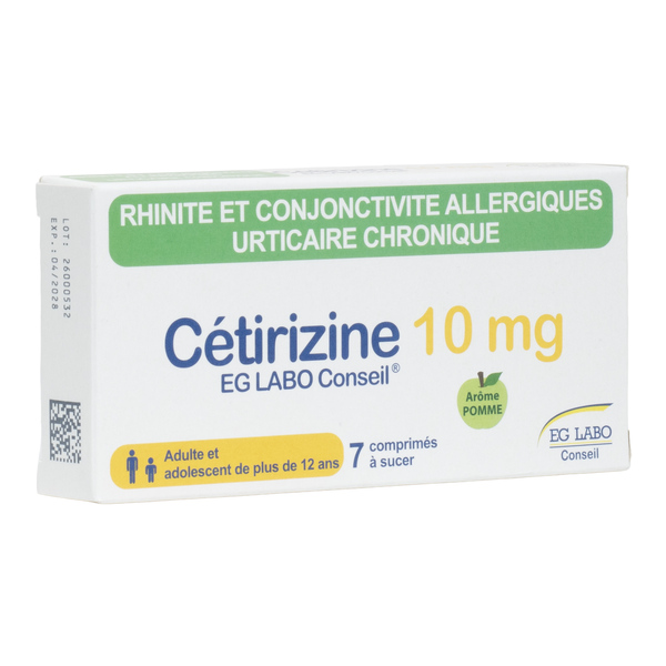 Cetirizine 10 mg comprimé