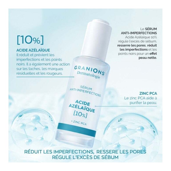 Granions Sérum anti imperfections Acide Azélaïque 10%
