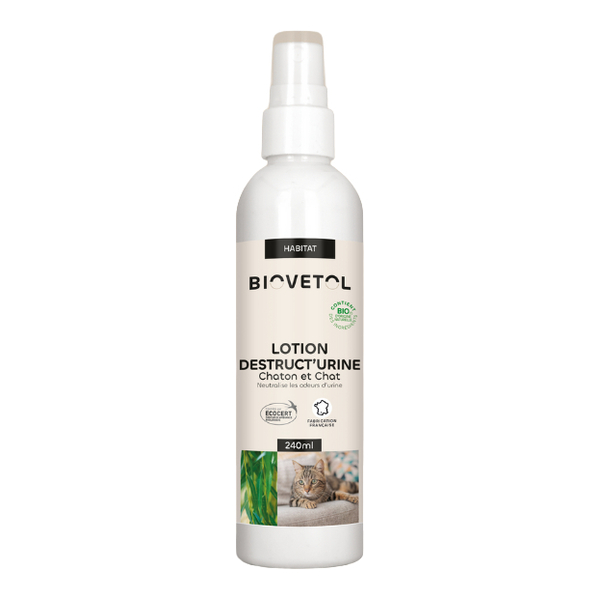 Biovetol Lotion Destruct'urine chat et chaton