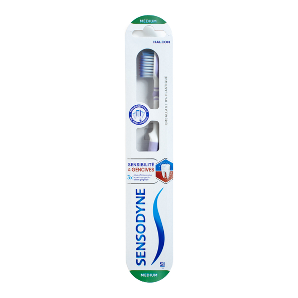 Sensodyne Brosse à dents Sensibilité et Gencives Medium