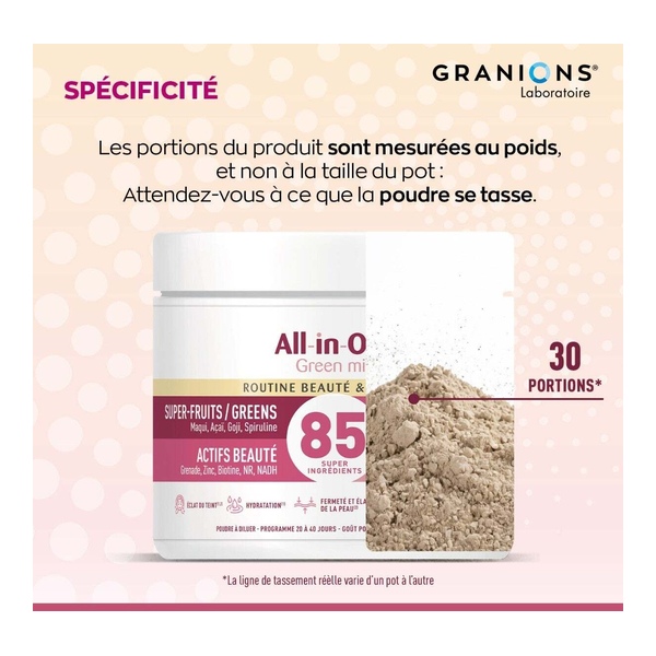 Granions All in One Green Mix Beauté et anti âge poudre
