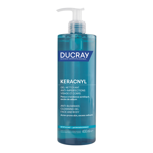 Ducray Keracnyl gel nettoyant anti imperfections